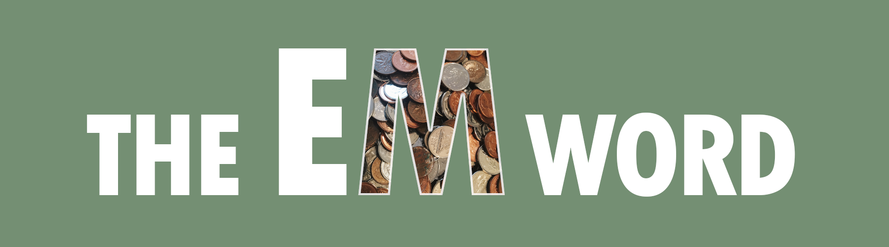 The Em Word Banner Logo